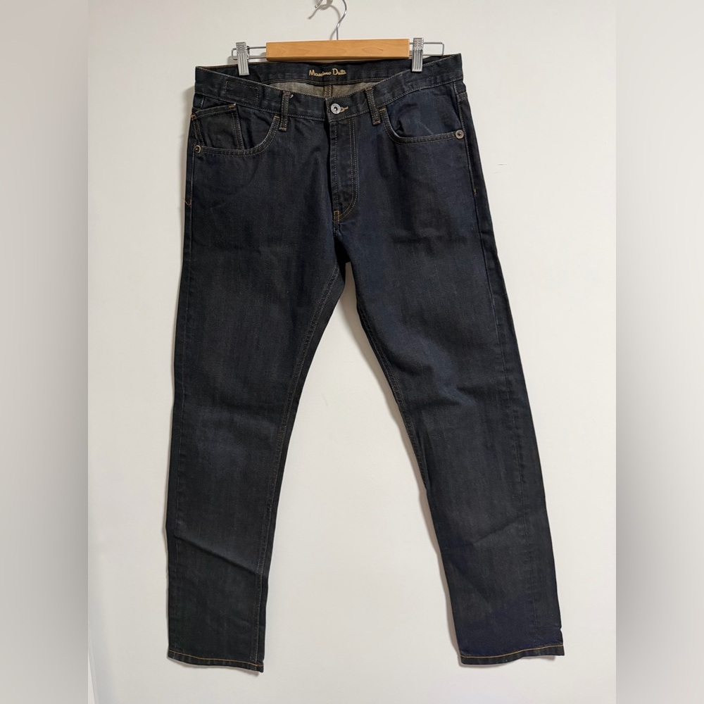 Massimo Dutti Dark Blue Skinny Jeans